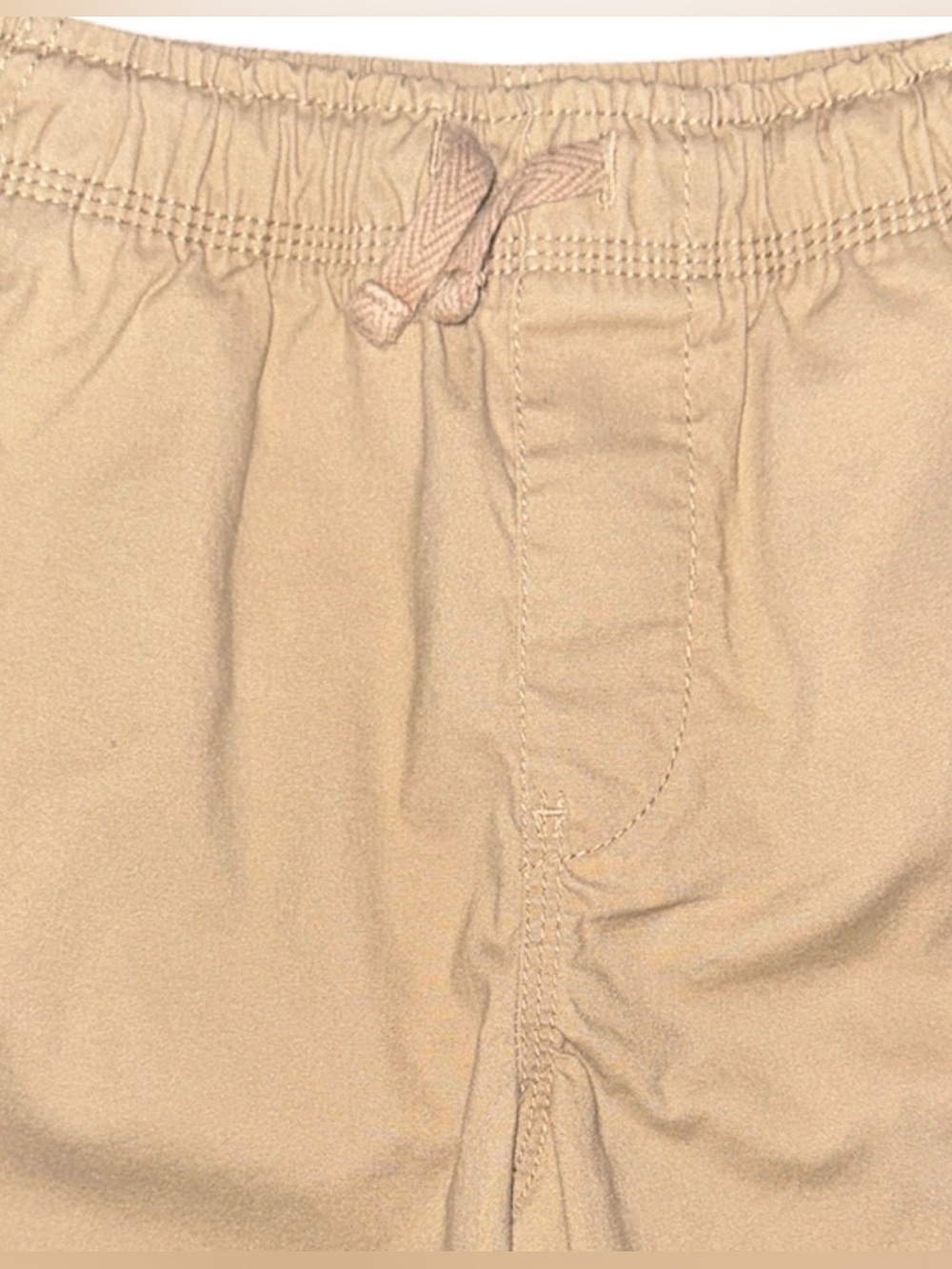 Wonder Nation Boys Khaki Drawstring Shorts | Youth Large 10-12 - Picture 3 of 7